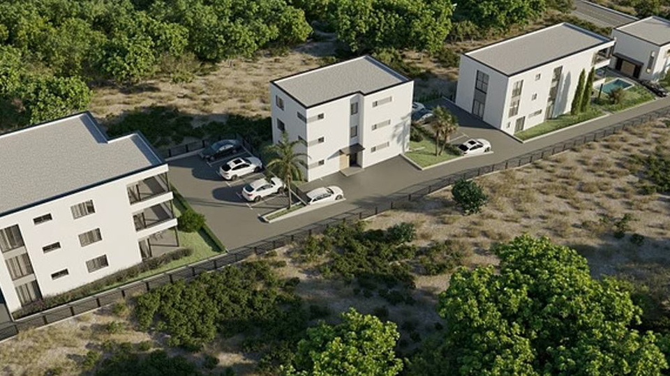 Luksuzni apartman u prizemlju s vrtom 170 m od pla&zcaron;e - Mandre&comma; otok Pag&excl;
