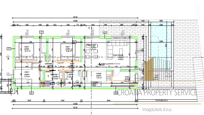 Luxury three-bedroom apartment in a new building 150 meters from the beach! Čiovo, Trogir!