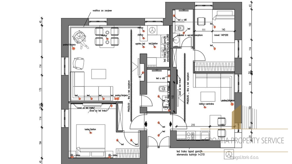 Luksuzan stan za život ili investiciju – širi centar grada, 80 m², vrhunska lokacija! Split!