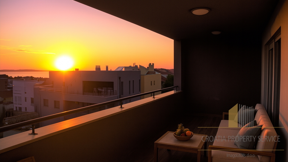 Elegant penthouse with panoramic sea views – Zadar!