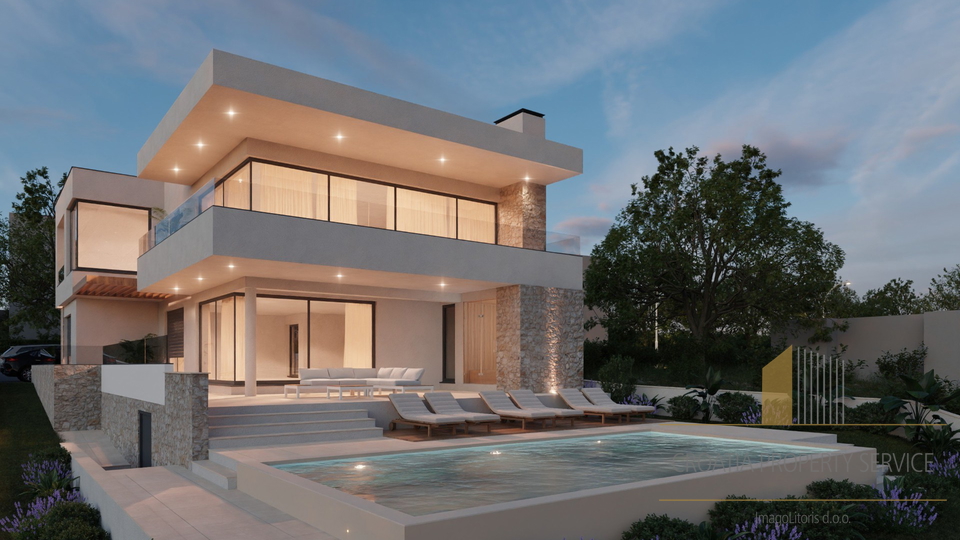 Neue luxuriöse Villa mit Infinity-Pool – Primošten!