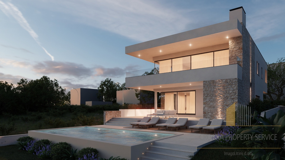 Neue luxuriöse Villa mit Infinity-Pool – Primošten!