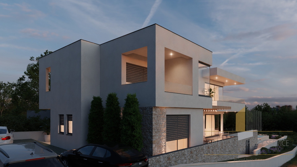Neue luxuriöse Villa mit Infinity-Pool – Primošten!