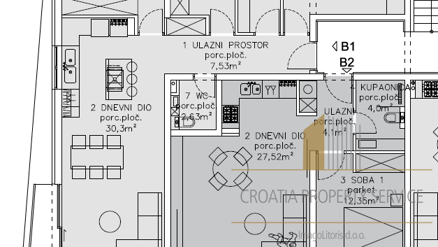 Ekskluzivni penthouse v novogradnji v Primoštenu – pogled na morje, garaža, blizu centra!