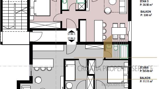Excellent investment opportunity – Apartment house 250 meters from the sea in Seget Donji!