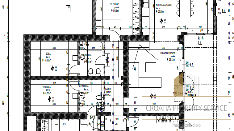 Appartamento di lusso con piscina privata in una splendida villa a 70 m dal mare – Milna, isola di Brač!