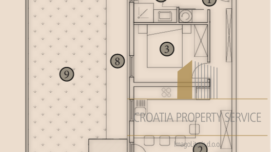 Appartamento di lusso con giardino in una nuova costruzione a 150 m dal mare - isola di Čiovo!