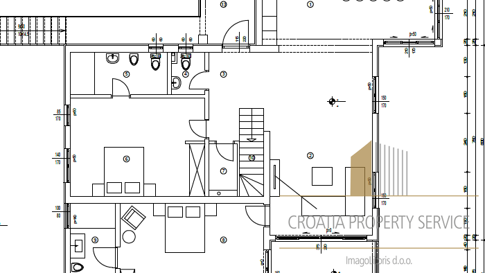 Luksuzno stanovanje z razgledom na morje v sredozemski vili – Milna, otok Brač