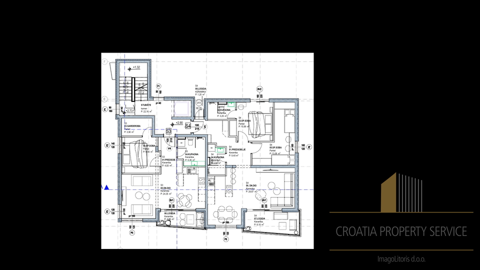 Luxurious two-bedroom apartment in a modern new building – Makarska!