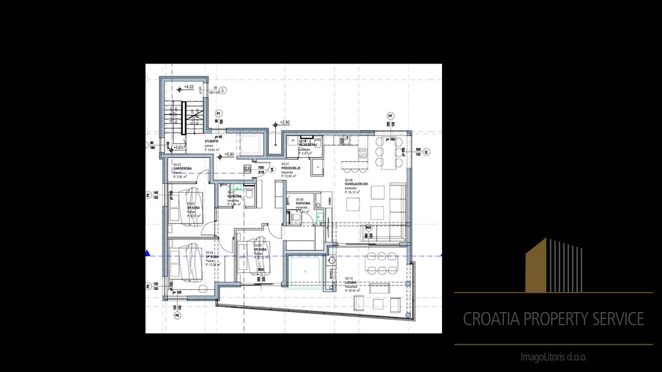 Luxurious two-bedroom apartment in a modern new building – Makarska!