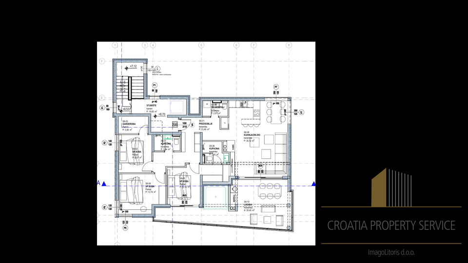 Luxurious two-bedroom apartment in a modern new building – Makarska!