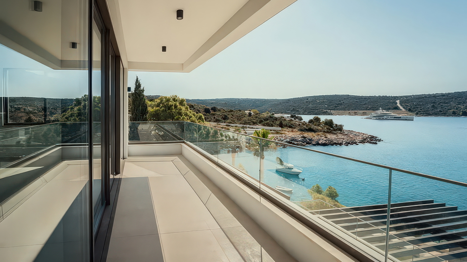 &Ccaron;udovita luksuzna vila na ekskluzivni lokaciji&comma; prvi vrst ob morju v okolici Trogirja&excl;