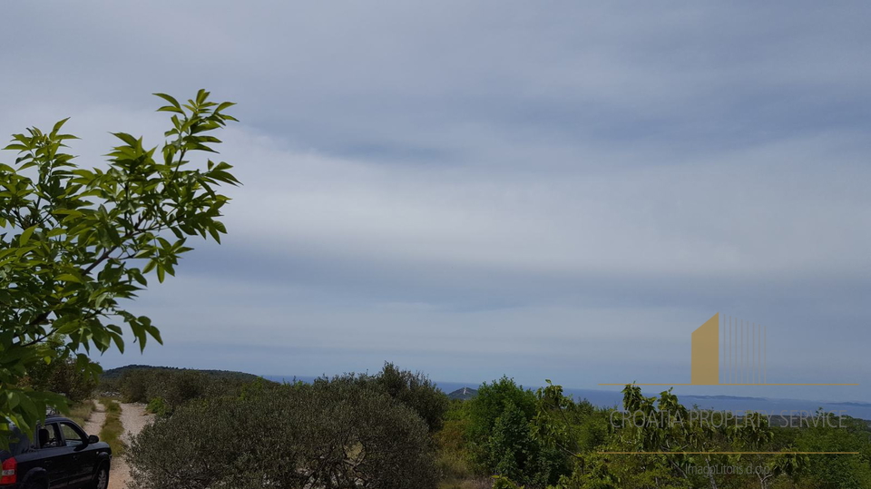 Building land of 1,645 m² with sea view and olive grove - Primošten!