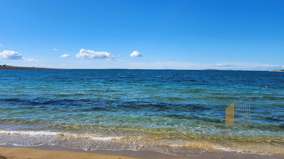 Luxurious two-room apartment in a new building, first row by the beach on the island of Pag!