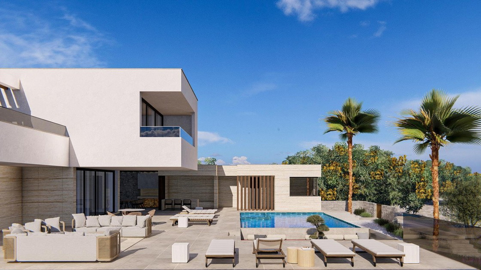 Luksuzna moderna vila u okolici Trogira&comma; samo 300 m od mora&excl;