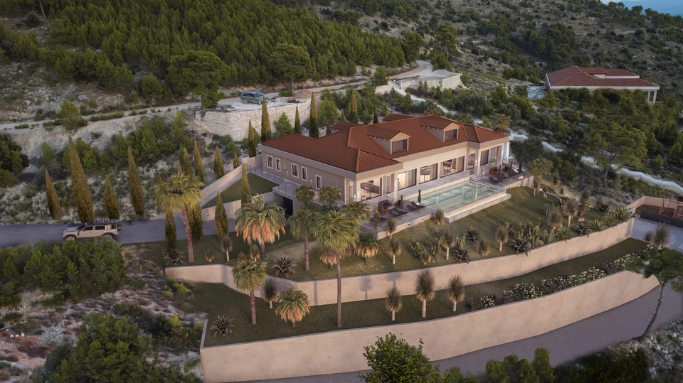 Luxusvilla in erster Meereslinie auf einem weitl&auml;ufigen Grundst&uuml;ck von 32&period;000 m&sup2; - Insel Bra&ccaron;&excl;