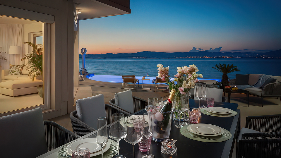 Luksuzna vila prvi vrsti do morja &ndash; Sutivan&comma; otok Bra&ccaron;