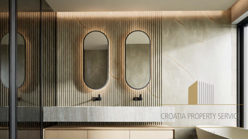 Luxury villa under construction with panoramic sea and Split - Klis view!