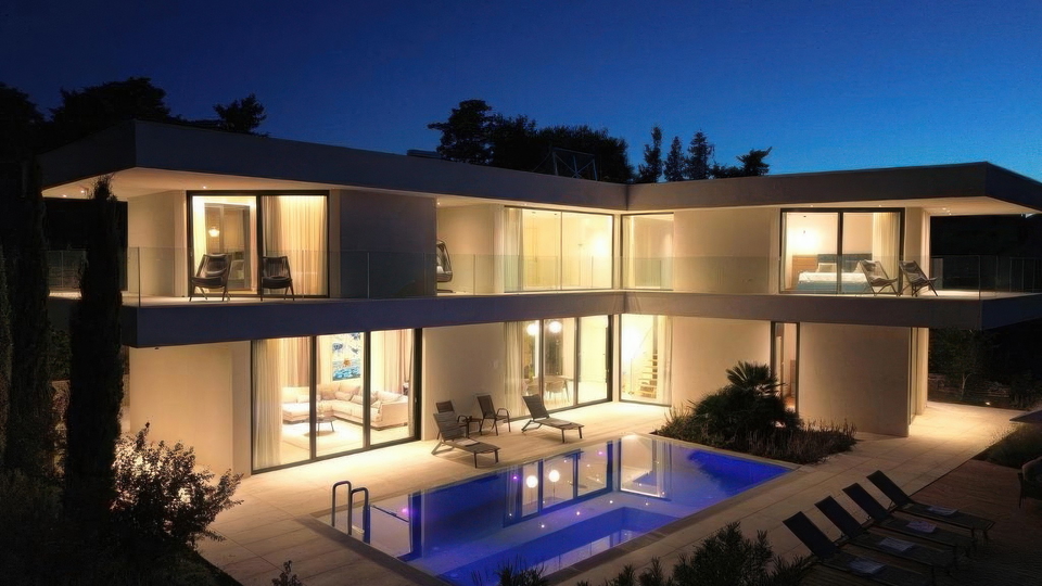 Moderna villa di lusso a 50 m dal mare sull'isola di Bra&ccaron;&excl;