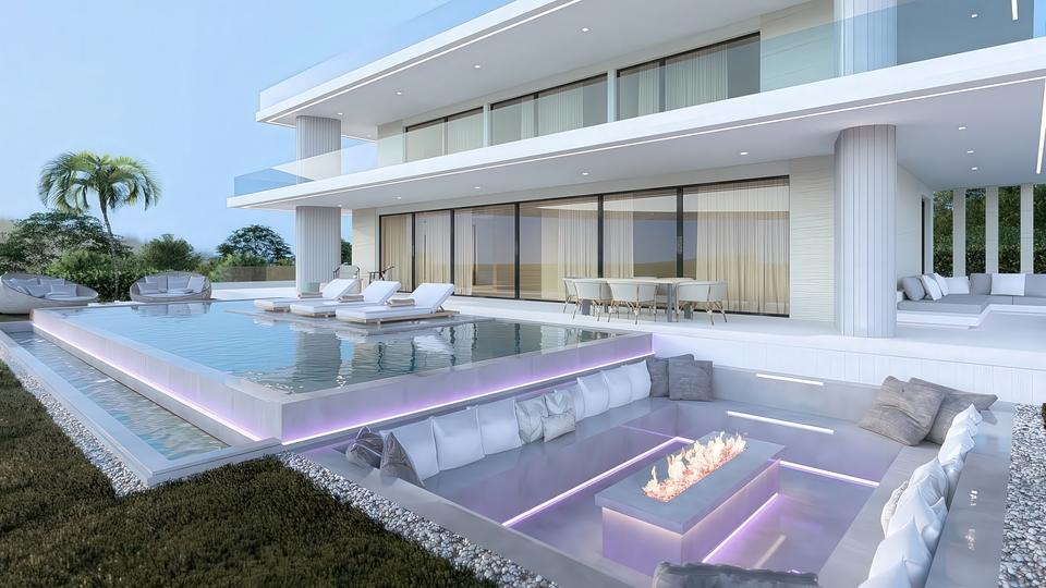 Unique designer villa in an exceptional location 300 meters from the beach near Zadar&excl;