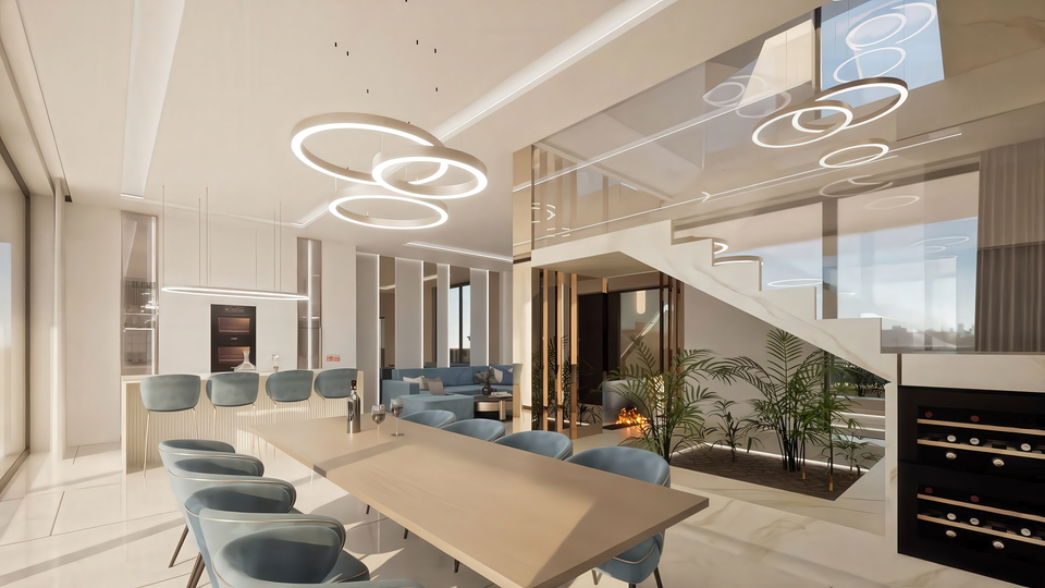 Unique designer villa in an exceptional location 300 meters from the beach near Zadar&excl;