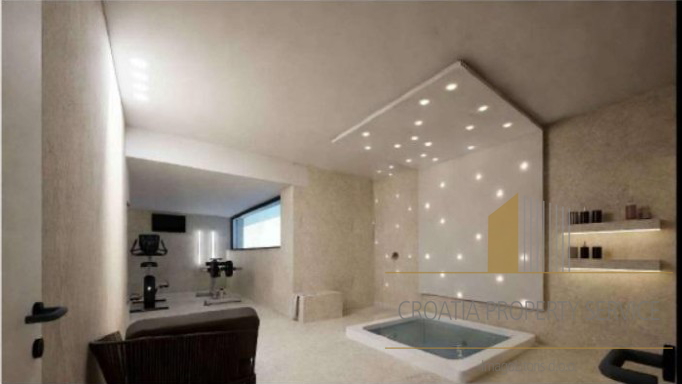 Luxurious penthouse with a rooftop terrace in the first row to the sea – Sukošan!