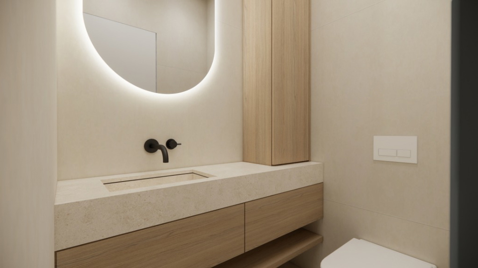 Moderna dvojna hi&scaron;a s bazenom&comma; 150 m od morja v okolici &Scaron;ibenika&excl;