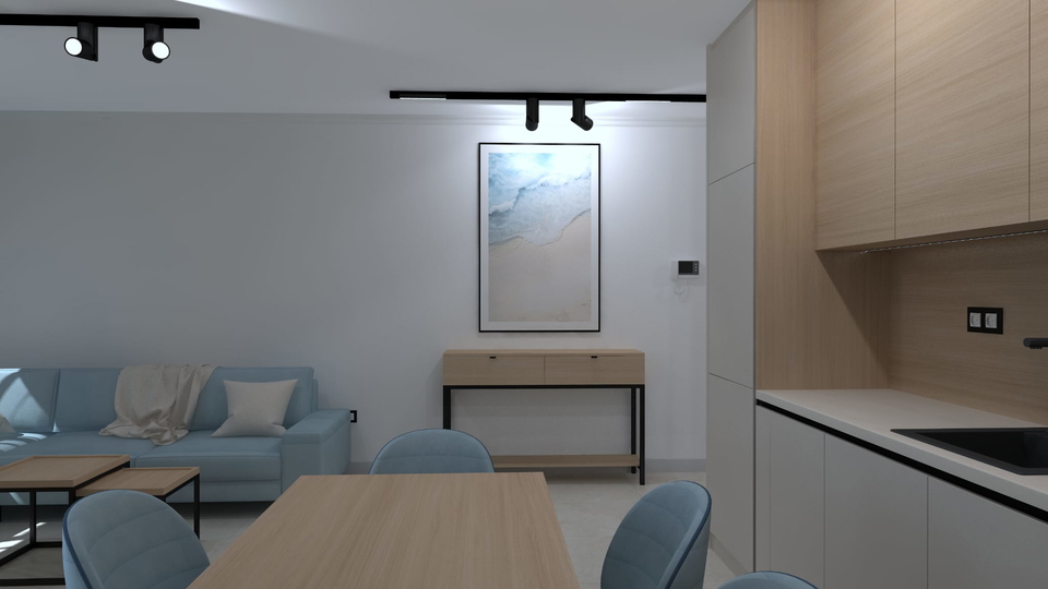 Luxury apartment with a garden and sea view in an exclusive apartment complex on &Ccaron;iovo&excl;