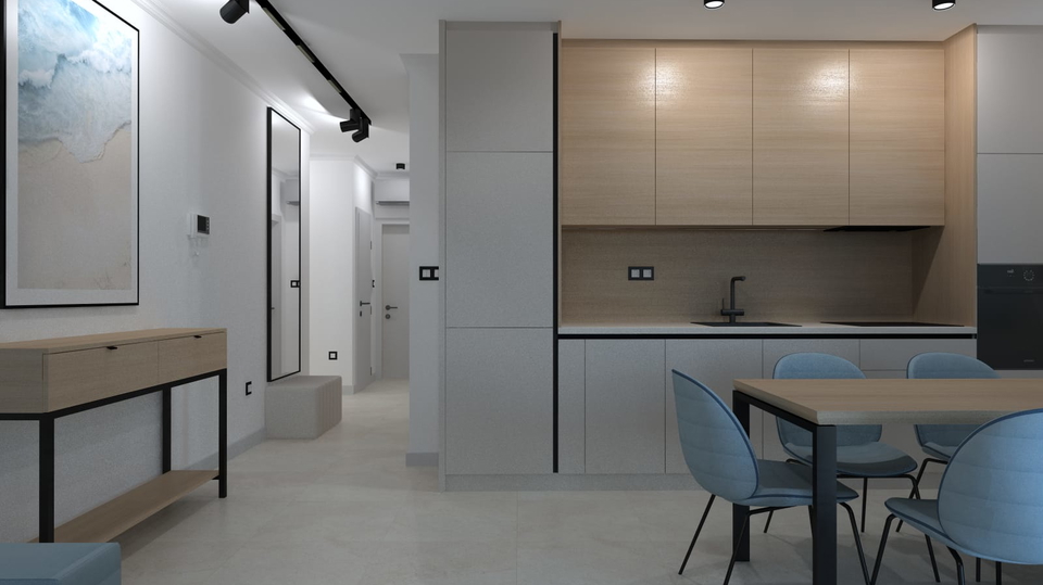 Luxury apartment with a garden and sea view in an exclusive apartment complex on &Ccaron;iovo&excl;