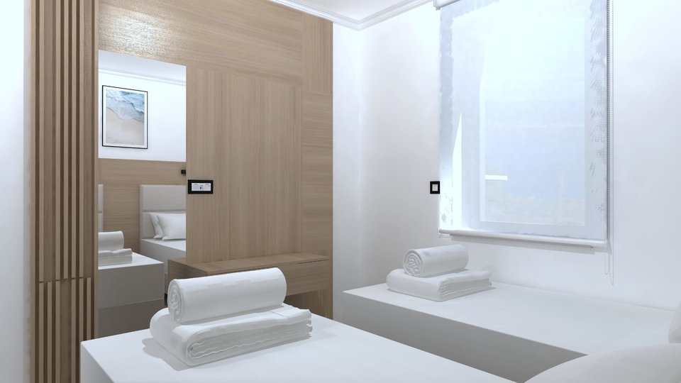 Luxury apartment with a garden and sea view in an exclusive apartment complex on &Ccaron;iovo&excl;