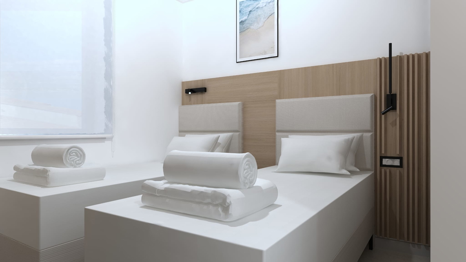 Luxury apartment with a garden and sea view in an exclusive apartment complex on &Ccaron;iovo&excl;