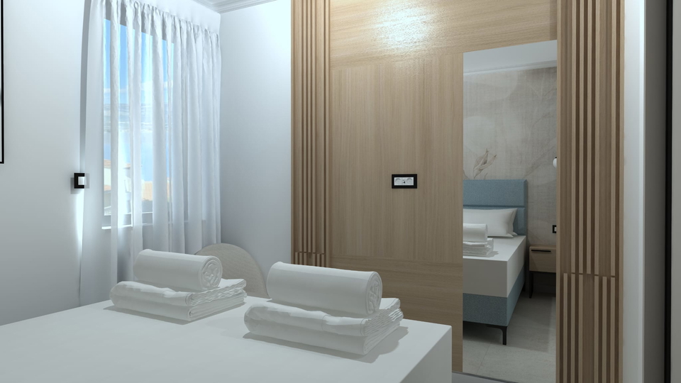 Luxury apartment with a garden and sea view in an exclusive apartment complex on &Ccaron;iovo&excl;