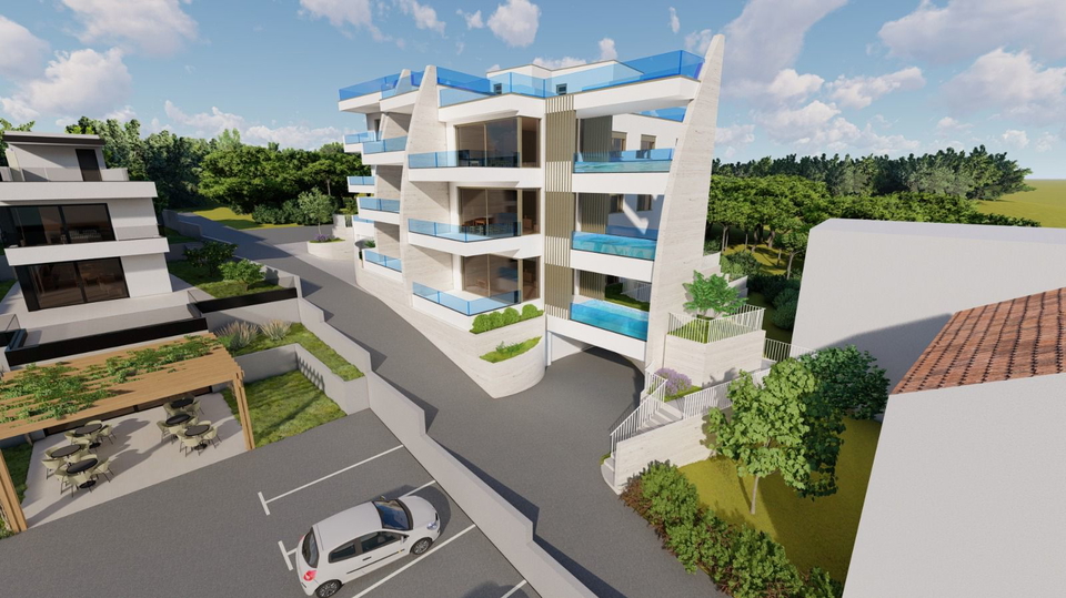 Appartamento di lusso con piscina privata in prima fila sul mare &ndash; Greba&scaron;tica&comma; &Scaron;ibenik&excl;