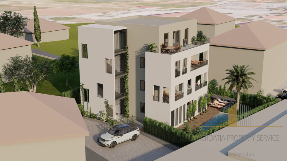 Excellent investment opportunity – Apartment house 250 meters from the sea in Seget Donji!