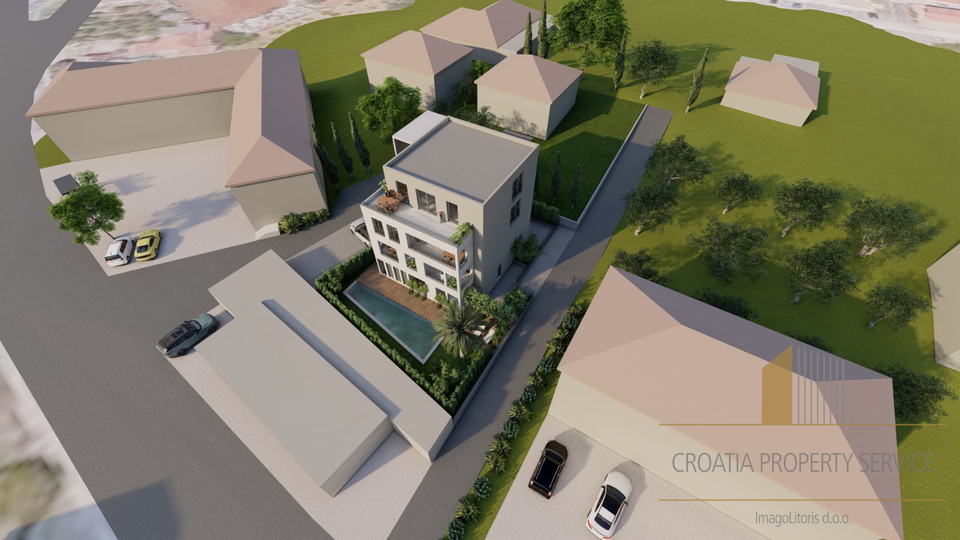 Excellent investment opportunity – Apartment house 250 meters from the sea in Seget Donji!