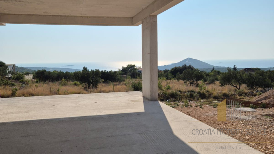 Luxury villa under construction with sea view in Primošten!