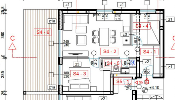 Luxury two-bedroom apartment in a new building&comma; first row by the sea - Sevid&excl;