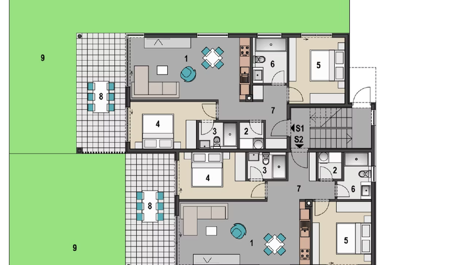 Luxury penthouse with panoramic sea view - Mandre&comma; island Pag&excl;