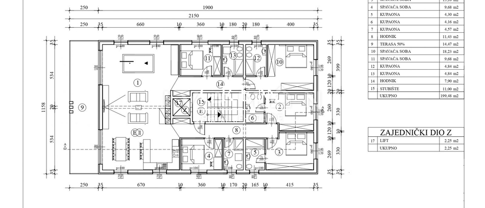 Exclusive apartment with garage in the center of Poreč, 253m2