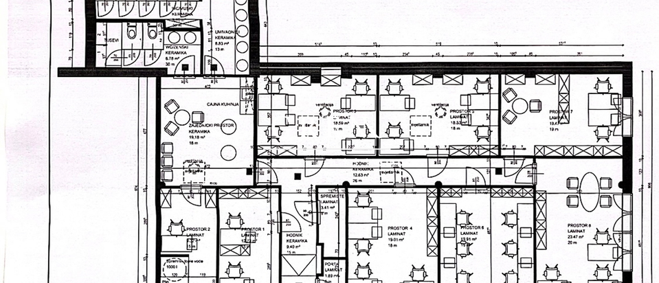 NAJAM – POSLOVNI PROSTOR U SRCU ZAGREBA (236 m²) – ILICA!