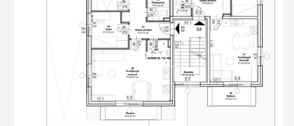 EKSKLUZIVAN PENTHOUSE PRODAJA,DUBRAVA, 74.84 m2(neto)