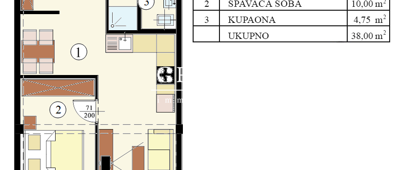 Appartamento, 38 m2, Vendita, Poreč