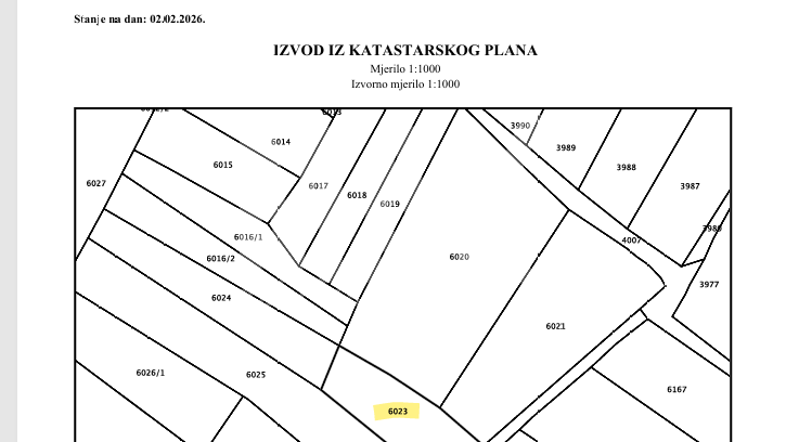 Ra&zcaron;anac &comma;poljoprivredno zemlji&scaron;te 670m2