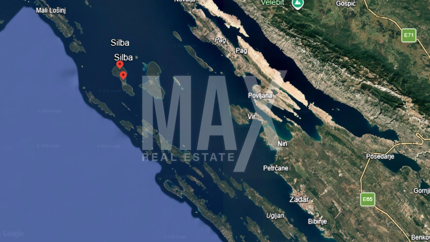 Gra&dstrok;evinsko zemlji&scaron;te na otoku Silbi-70m od mora-NOVO U PONUDI