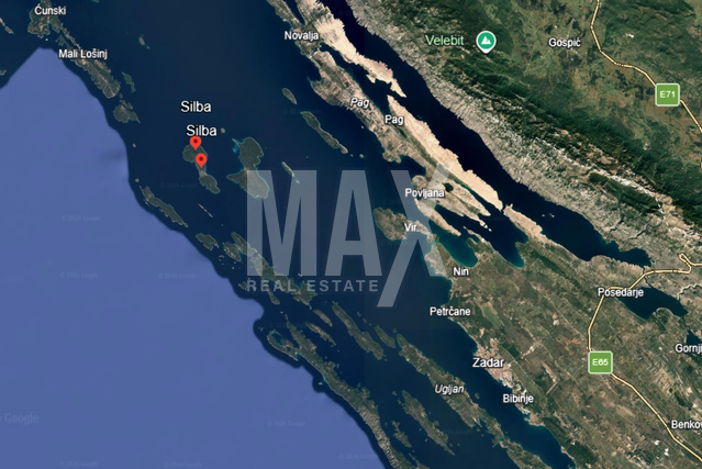Građevinsko zemljište na otoku Silbi-70m od mora-NOVO U PONUDI