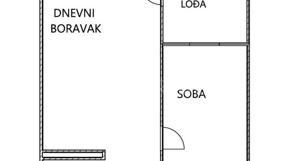 Wohnung, 43 m2, Verkauf, Split - Visoka