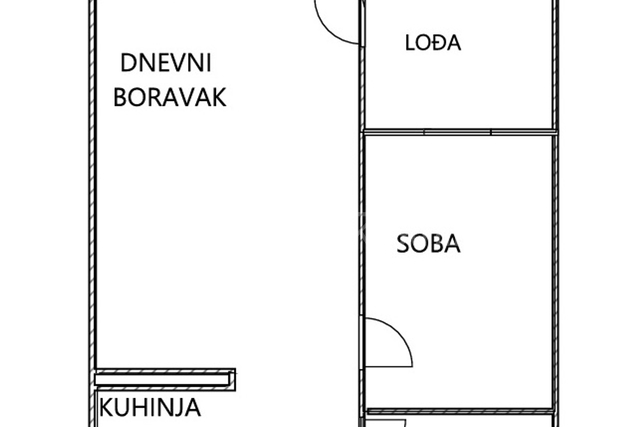 Wohnung, 43 m2, Verkauf, Split - Visoka