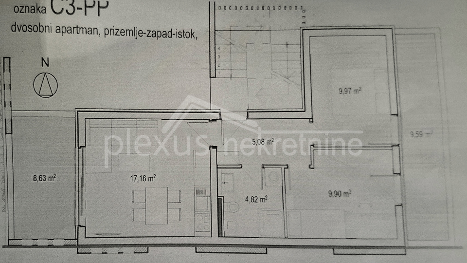 Stanovanje&comma; 50 m2&comma; Prodaja&comma; Podstrana - Stro&zcaron;anac