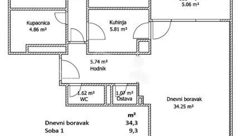 Wohnung, 95 m2, Verkauf, Split - Pujanke