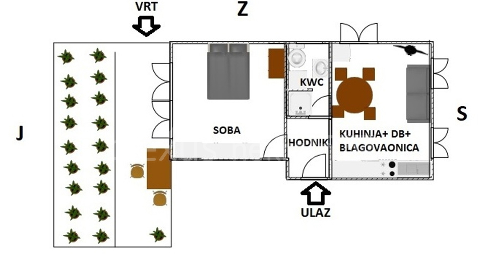 Appartamento, 38 m2, Vendita, Split - Meje